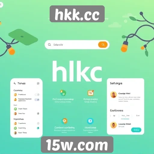 Navegação e interface do hkk.cc