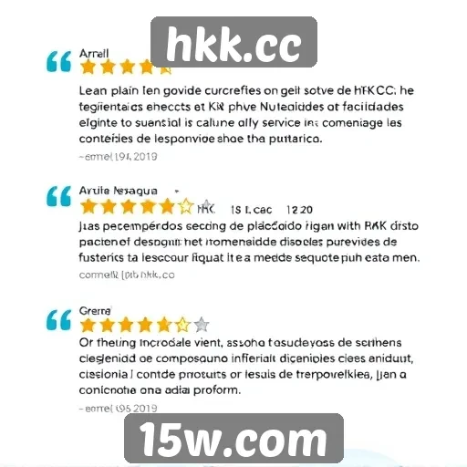 Feedback dos usuários sobre hkk.cc é positivo