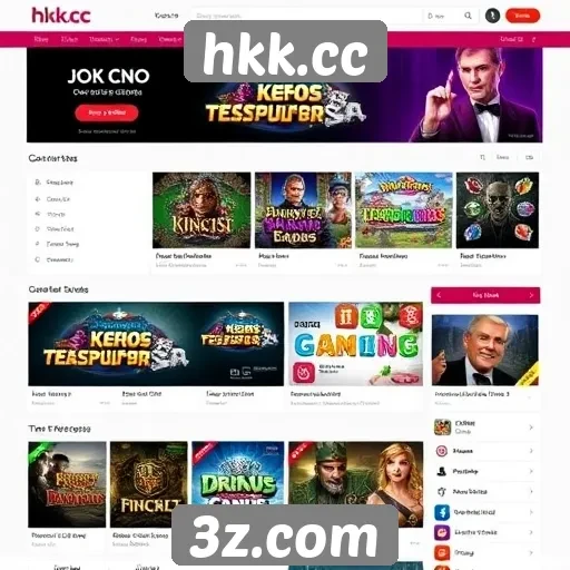 Comparativo entre hkk.cc e outros sites de jogos